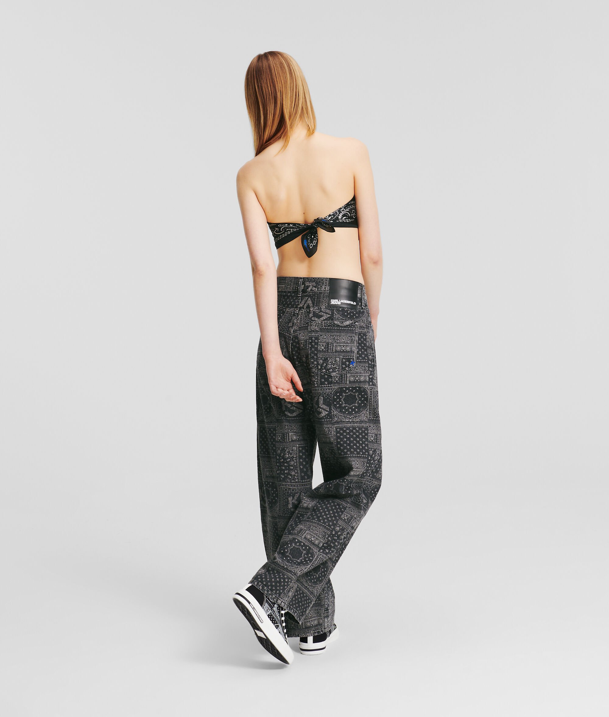 (image for) Tailored KLJ MID-RISE BAGGY BANDANA JEANS